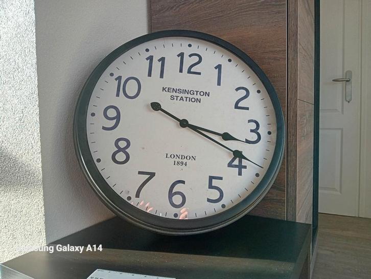 Countryfield Industriële Klok - 60cm, Huis en Inrichting, Woonaccessoires | Klokken, Gebruikt, Wandklok, Analoog, Ophalen