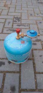 Gasfles 1,8 kg met reduceer kraan, Ophalen, Zo goed als nieuw