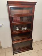 Boekenkast model globe Wernicke mahonie, Gebruikt, Glas, Met klep(pen), 150 tot 200 cm