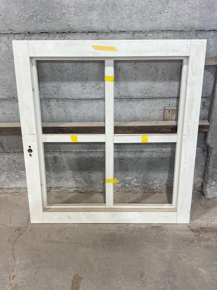 Nieuwe hardhouten ramen, Doe-het-zelf en Verbouw, Glas en Ramen, Nieuw, Gevelraam of Ruit, Minder dan 80 cm, Dubbelglas, Ophalen