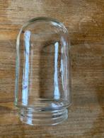Vintage glas glazen stallamp schutglas buitenlamp lamp, Ophalen of Verzenden, 50 tot 250 watt, Plafondlamp, Netvoeding