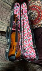 Oude Viool in Koffer, Muziek en Instrumenten, Strijkinstrumenten | Violen en Altviolen, Ophalen of Verzenden, Gebruikt, Met koffer