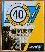 Sticker - ANWB - 40 Jaar Wegenwacht, Verzamelen, Stickers, Bedrijf of Vereniging, Ophalen of Verzenden, Zo goed als nieuw