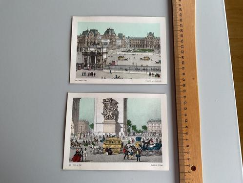 Prenten van  oude Parijs, Verzamelen, Foto's en Prenten, Zo goed als nieuw, Voor 1940, Ophalen of Verzenden