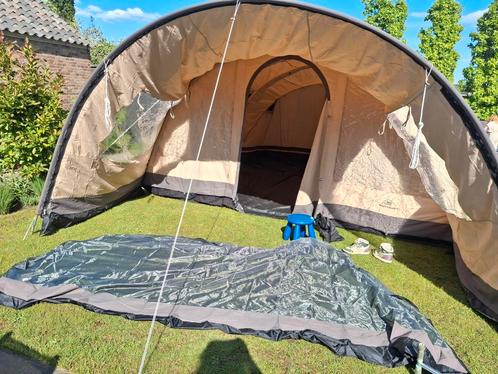 Base camp ambato deluxe 6 persoons tent katoen 4 seizoen, Caravans en Kamperen, Tenten, Zo goed als nieuw, Ophalen