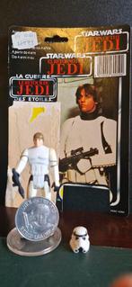 Star Wars Luke Stormtrooper 1984 originele blaster en helmet, Ophalen of Verzenden, Gebruikt, Actiefiguurtje