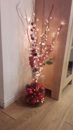 Grote glazen vaas voor kerst, Diversen, Kerst, Ophalen of Verzenden, Nieuw