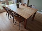 Houten eettafel 200cm, Huis en Inrichting, Tafels | Eettafels, Ophalen, Gebruikt, 100 tot 150 cm, Teakhout