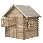 Houten Speelhuisje Louise paar vergrijsde planken NIEUW, Ophalen, Nieuw, Hout