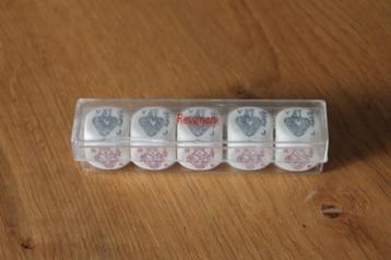 Pokerdobbelstenen, pokerdobbelsteen, poker dobbelstenen 5x beschikbaar voor biedingen