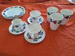 Boerenbont van alles wat, Huis en Inrichting, Keuken | Servies, Gebruikt, Ophalen of Verzenden, Kop(pen) en/of Schotel(s), Aardewerk