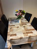 GRATIS Witte tafel, uitschuifbaar, Ophalen, Gebruikt, 50 tot 100 cm, Vijf personen of meer