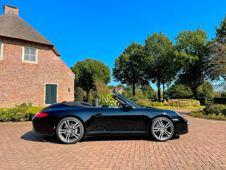 Porsche 911 3.6 Carrera Cabriolet PDK 2010 Zwart, Auto's, Porsche, Particulier, ABS, Airconditioning, Alarm, Bluetooth, Bochtverlichting