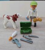 Te koop: Playmobil Special Plus Dierenarts met kalf - 70252, Ophalen, Zo goed als nieuw, Complete set