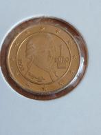 Goud laagje 1 Euro Oostenrijk 2002 Mozart, Ophalen of Verzenden, Oostenrijk, 2 euro, Goud