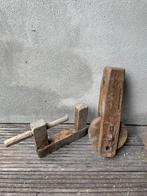 antieke katrol en klem, Antiek en Kunst, Ophalen of Verzenden