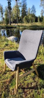 VEDBO
Fauteuil met hoge rugleuning, Gunnared donkergrijs, Huis en Inrichting, Fauteuils, Ophalen, Hout, 75 tot 100 cm, Zo goed als nieuw