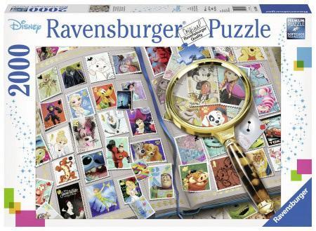 Ravensburger - Mooiste Disney Postzegels 2000st.- AANBIEDING, Hobby en Vrije tijd, Denksport en Puzzels, Nieuw, Legpuzzel, Meer dan 1500 stukjes