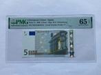€ 5. Duisenberg. Spanje. ( V ). Printcode: M003J2  PMG 65., Ophalen, Spanje, 5 euro, Los biljet