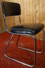 Retro Ahrend Cirkel Sledestoel Gispen Witt stoel Tubax Chair, Ophalen, Gebruikt, Zwart, Bureaustoel