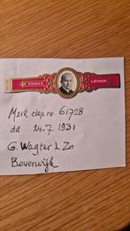 Sigarenbanden BEVERWIJK, Verzamelen, Rookartikelen, Aanstekers en Luciferdoosjes, Ophalen, Sigarenbandjes