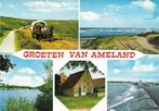 Ansichtkaart	Ameland	5-luik, Verzamelen, Ansichtkaarten | Nederland, Verzenden, 1960 tot 1980, Gelopen, Waddeneilanden