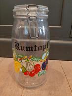 Grote glazen rumtopf / Le parfait / weckpot, Ophalen of Verzenden, Gebruikt, Glas, Overige typen