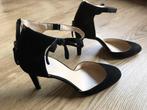 Nine West leather hak schoentjes maat 7,5 hak 9 cm, Ophalen of Verzenden, Zo goed als nieuw, Zwart