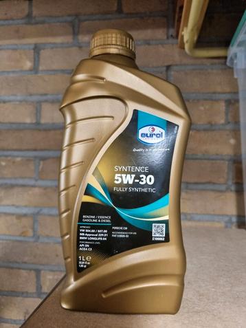 Eurol syntence 5w30 1 liter motorolie beschikbaar voor biedingen