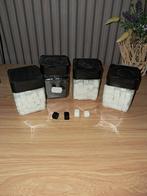 4 potjes met steentjes, Ophalen