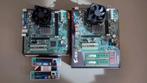 2 moederborden met E5400 CPU en RAM, Computers en Software, Moederborden, Gebruikt, DDR3, Micro-ATX, Intel
