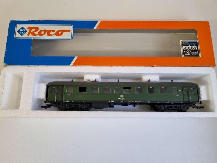 Roco 44552 - Personenrijtuig van de DB uit Ep IV (AC), Hobby en Vrije tijd, Modeltreinen | H0, Zo goed als nieuw, Wagon, Wisselstroom