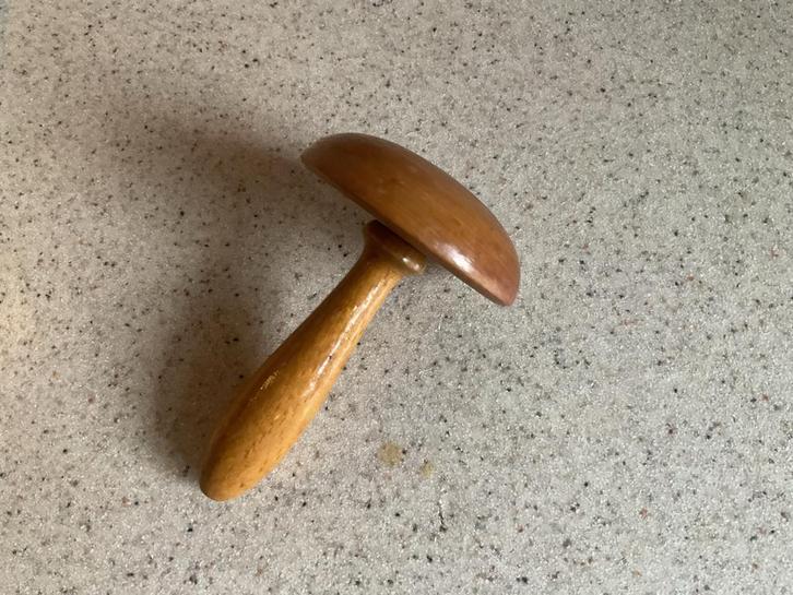 Vintage Houten Sokken Paddenstoel, Huis en Inrichting, Keuken | Keukenbenodigdheden, Gebruikt, Ophalen of Verzenden