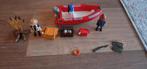 Playmobil rubber race boot jagers, Gebruikt, Ophalen of Verzenden