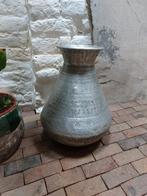 Mooie grote metalen vaas, Marokko / Egypte, Minder dan 50 cm, Overige materialen, Gebruikt, Ophalen
