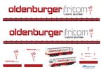 Vrachtauto decal 1:50 Oldenburger Fritom, Hobby en Vrije tijd, Modelauto's | 1:50, Nieuw, Overige merken, Bus of Vrachtwagen, Verzenden