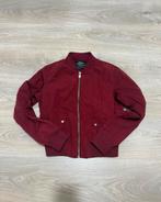 Bershka Bomberjack - Bordeaux Rood - Maat S, Ophalen of Verzenden, Zo goed als nieuw, Maat 36 (S), Rood