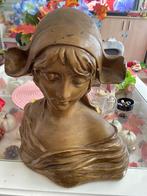 antiek borstbeeld vrouw, Antiek en Kunst, Ophalen of Verzenden