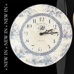 Wandklok Brocante landelijk stoer, Ophalen of Verzenden, Zo goed als nieuw, Analoog, Wandklok
