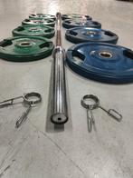 Lifemaxx Halterset 140kg - Perfect voor Krachttraining!, Ophalen, Benen, Gebruikt, -