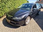 Mazda 6 2.0  automaat opknapper export, Auto's, Mazda, Stoelverwarming, 1380 kg, 4 cilinders, Zwart