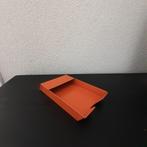 vintage blaadjes houder oranje, Ophalen of Verzenden, Gebruikt