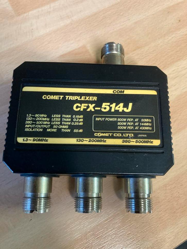Comet CFX-514J Triplexer, Telecommunicatie, Zenders en Ontvangers, Gebruikt, Zender en Ontvanger, Ophalen of Verzenden