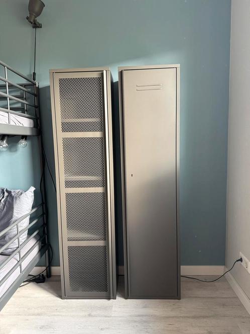 Lockerkast antraciet 2x Ikea Ivar, Huis en Inrichting, Kasten | Lockerkasten, Zo goed als nieuw, Ophalen