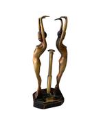 Art Deco groot brons voet of beeld naakte vrouwen | Chiparus, Ophalen of Verzenden, Brons