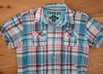 Twinlife Overhemd Korte Mouw Maat L, Blauw, Ophalen of Verzenden, Zo goed als nieuw, Halswijdte 41/42 (L)