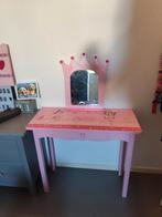 Leuke Kaptafel met Spiegel - Kinderkamer, Gebruikt, Minder dan 75 cm, Voetruimte, Minder dan 50 cm