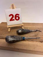 Vintage Tandartsgereedschap - 13 & 14 cm, Ophalen of Verzenden