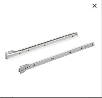 Hettich rolgeleiders FR302 450 mm wit – 5 paar beschikbaar voor biedingen