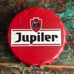 Metalen wandbord bierdop Jupiler, Nieuw, Reclamebord, Ophalen of Verzenden